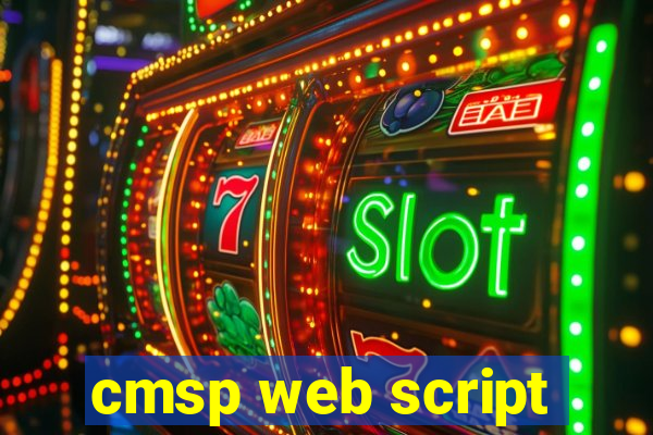 cmsp web script